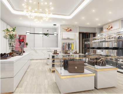 シンプルなデザインが特徴のアパレルショップ